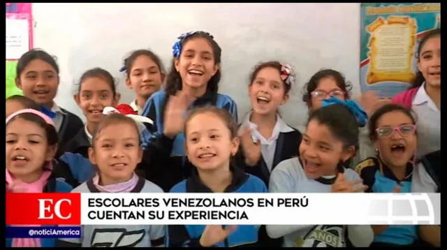Escolares venezolanos se adaptan a sus colegios en Lima y Callao