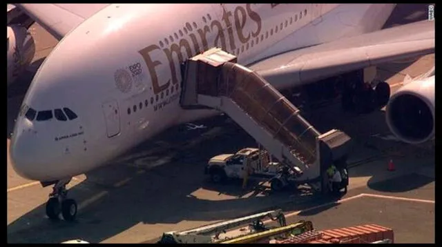 Avión fue evacuado al llegar a New York