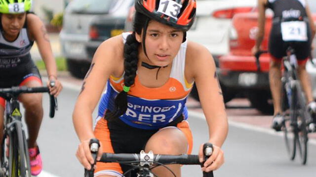 Naomi Espinoza es la joven triatleta peruana clasificada a Juegos Olímpicos
