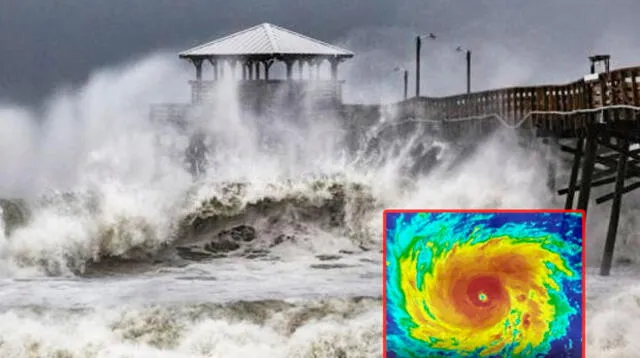 El huracán Florence ya está en las costas de Estados Unidos.