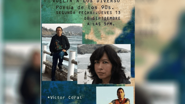 La poesía de los '90 se reunirá esta tarde en el Cercado de Lima