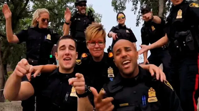 Cuerpo policial cantó a ritmo de los Backstreet Boys