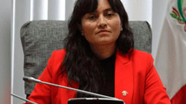La congresista Marita Herrera Arévalo fue denunciada constitucionalmente ante el Congreso de la República