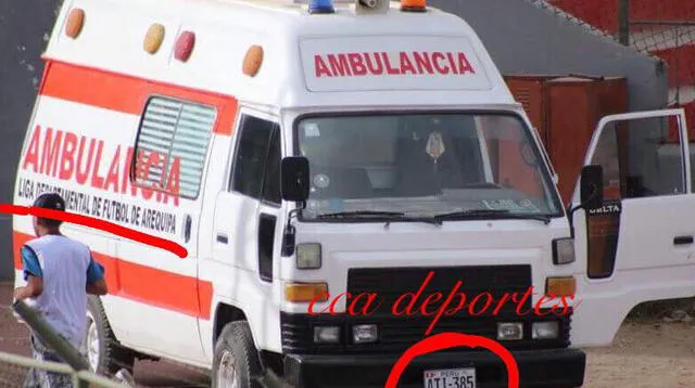 Este es el carro que funge como ambulancia: FOTO: César  Condori