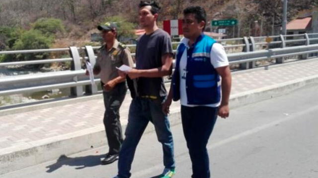 Fue llevado a la frontera de la región Piura