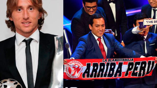 Luka Modric y Dani Alves destacaron a la hinchada peruana por ganar premio "The Best"
