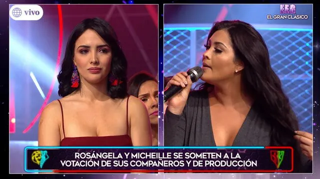 Michelle Soifer y Rosángela Espinoza fueron sometidas a votación
