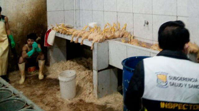 Ministerio Público incautó medio millar de pollo contaminado en mercado de Villa El Salvador