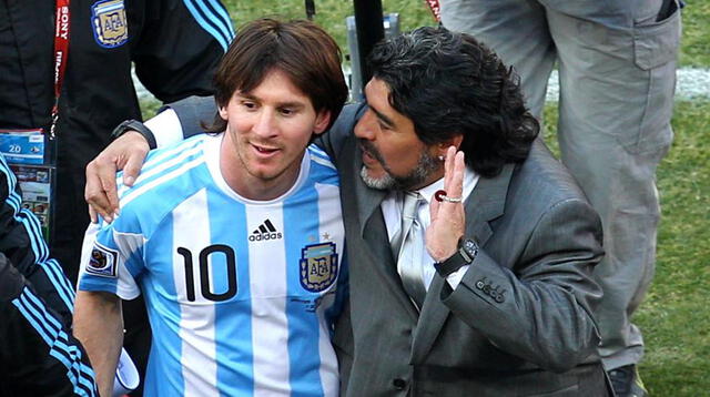 Maradona salió en defensa de Messi