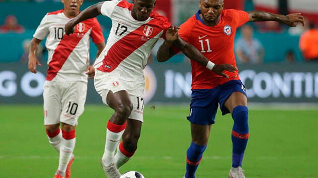 Perú empata 0-0 ante Chile 