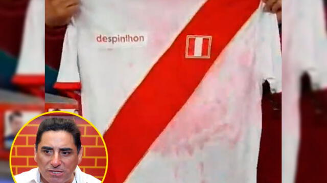 El cómico Carlos Álvarez llamó "Despinthon" a las 'camisetas' de la selección peruana