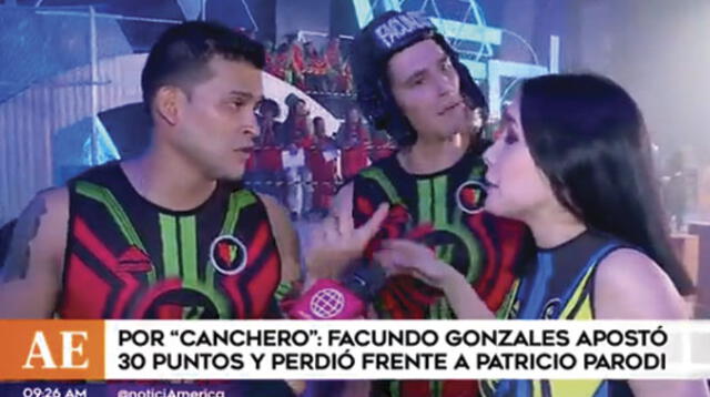 Rosángela Espinoza interrumpe entrevista a Christian Domínguez para cantarle sus verdades