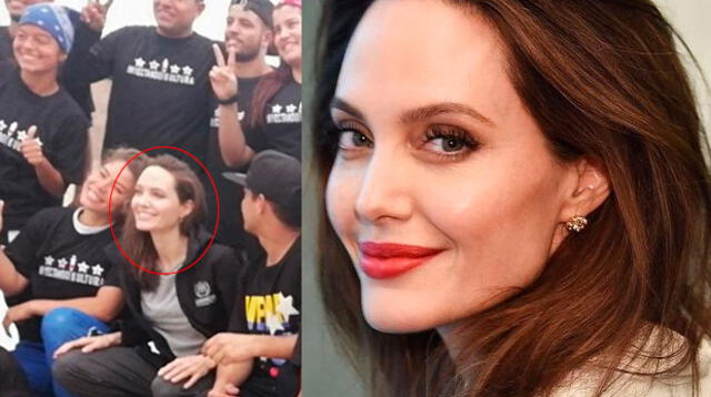 Angelina Jolie llegó a Perú