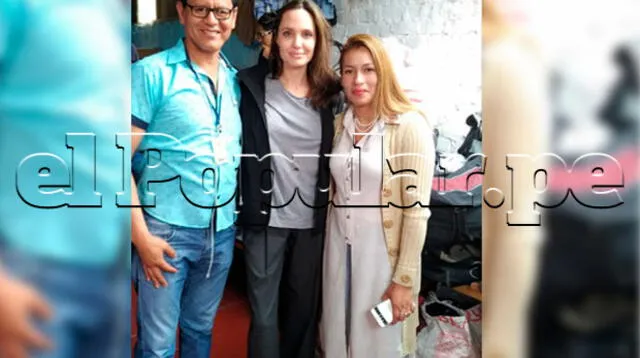 Angelina Jolie llegó a Lima para conocer la crisis que viven los venezolanos