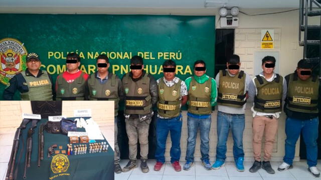 Los detenidos son investigados por agentes PNP de la comisaría de Huaura