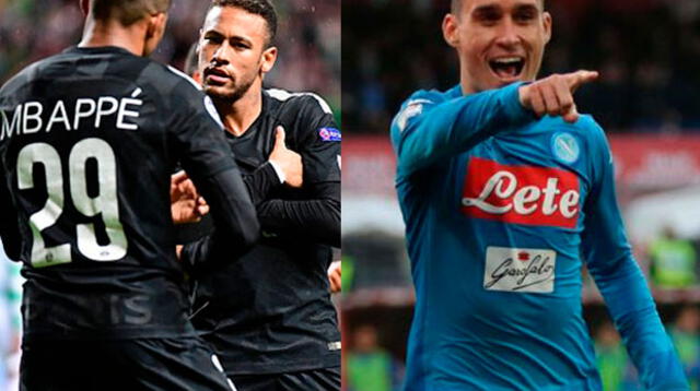 PSG vs. Napoli EN VIVO ONLINE: con Neymar y Mbappé por la UEFA Champions League 