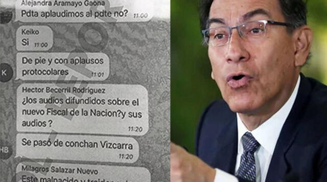 Keiko Fujimori también aparece en la conversación Keiko Fujimori también aparece en la conversación