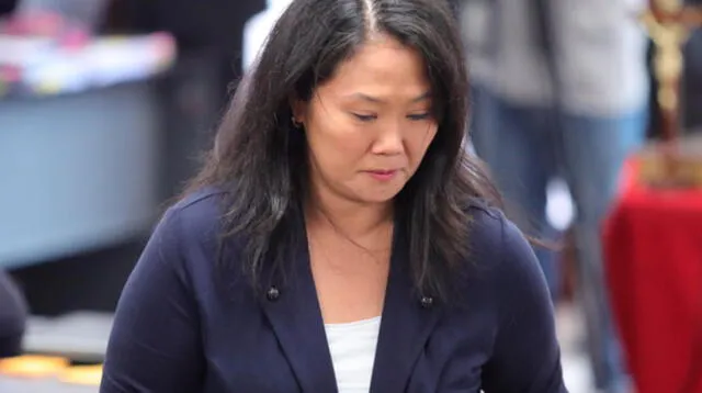 Keiko Fujimori escucha audiencia sobre prisión preventiva