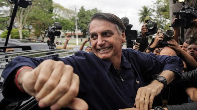 Jair Bolsonaro es el virtual presidente de Brasil con 55,70%