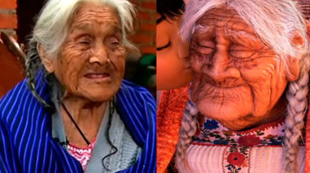 La mujer tienen más de 100 años y vive en un pueblo de México
