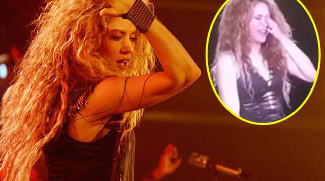 Shakira se quebró en show que ofreció en Colombia