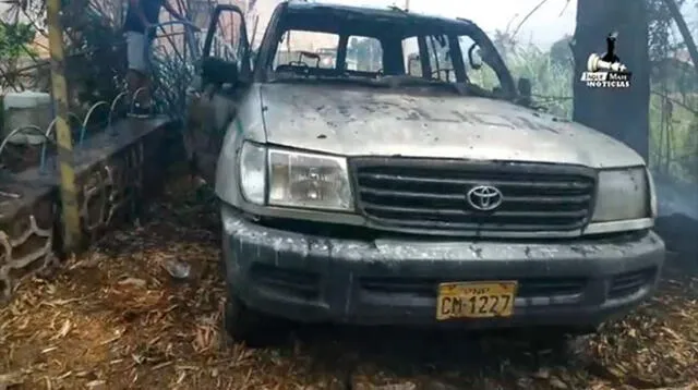 Dos patrulleros se quemaron en Huaura
