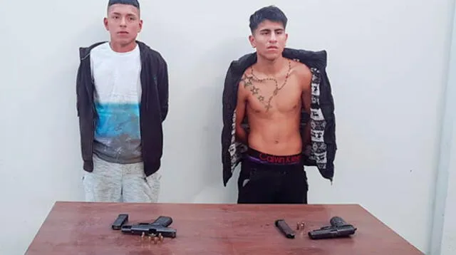 Los sujetos fueron capturados por la Policía