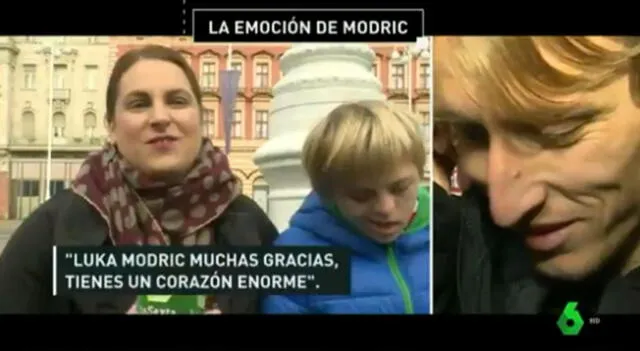 Modric se emocionó