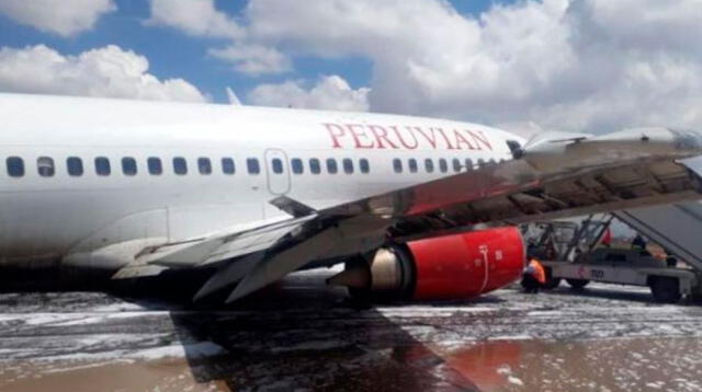 Avión de aerolínea peruana sufrió accidente en Bolivia     