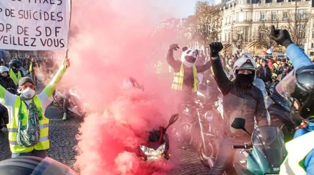 Las violentas protestas se centraron en Paris
