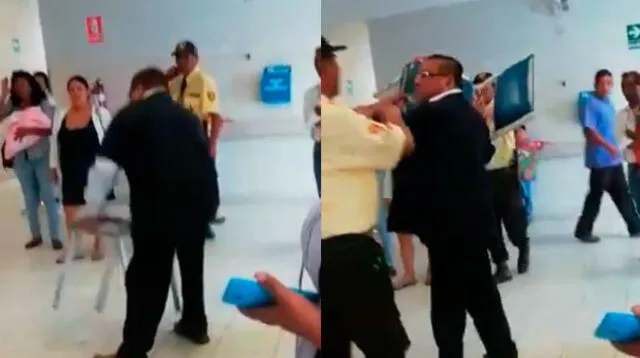 Doctor intentó atacar a sillazos a paciente en hospital     
