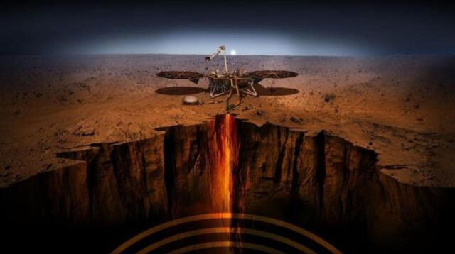 Nave llega a Marte