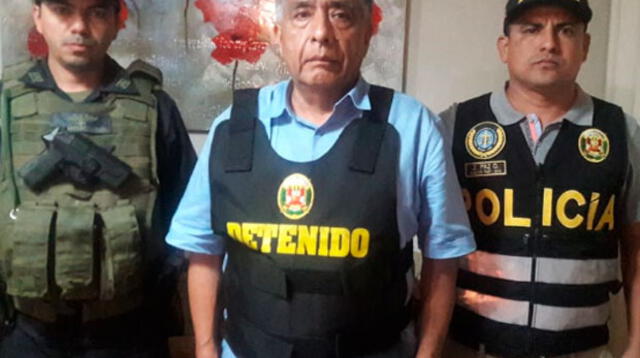 Ministerio Público y la PNP capturó al alcalde de Chiclayo, David Cornejo Chinguel