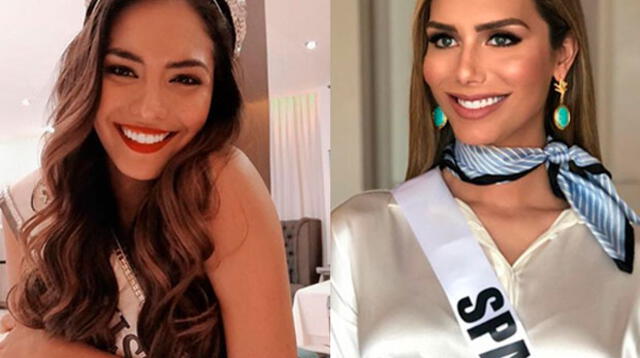 Miss Perú respalda a Miss España 
