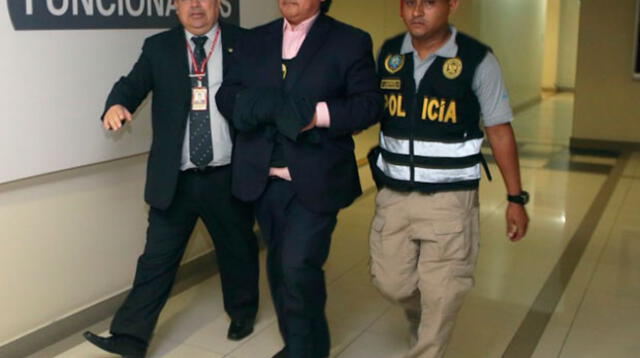 Poder Judicial ordenó 10 días de detención preliminar contra Edwin Oviedo