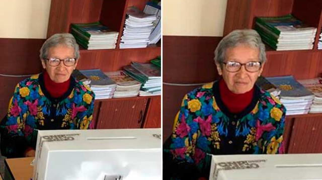 Doña de 80 años se ofreció como miembro de mesa