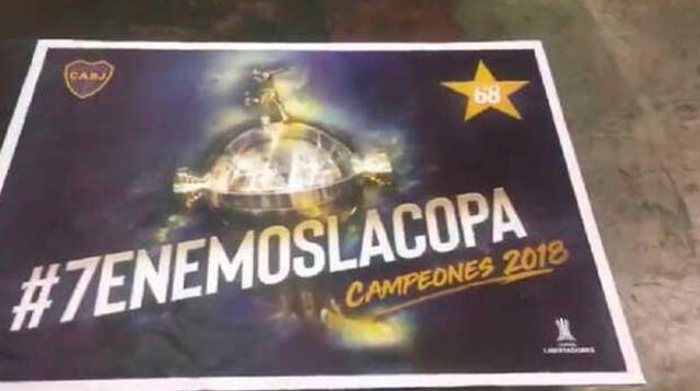 Copa Libertadores: este es el afiche que tenía Boca Juniors si ganaba la final ante River