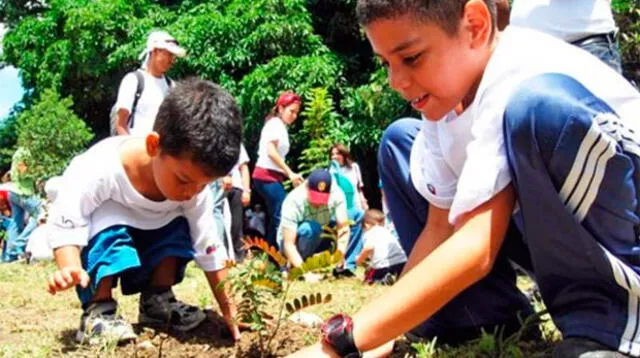 La campaña ambiental busca un contacto positivo de los niños con la naturaleza