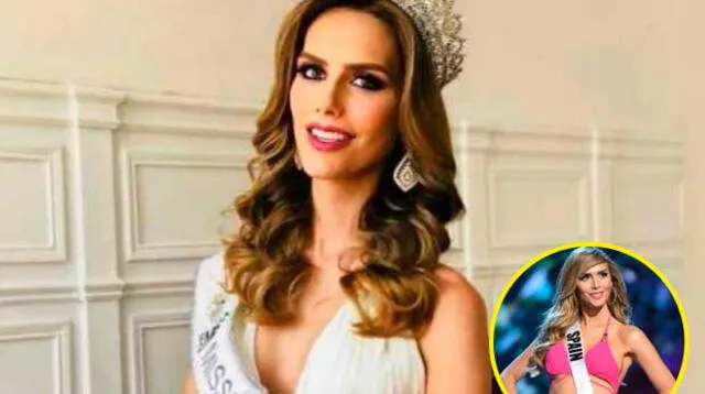 Angela Ponce causa sensación en su primer desfile en bikini