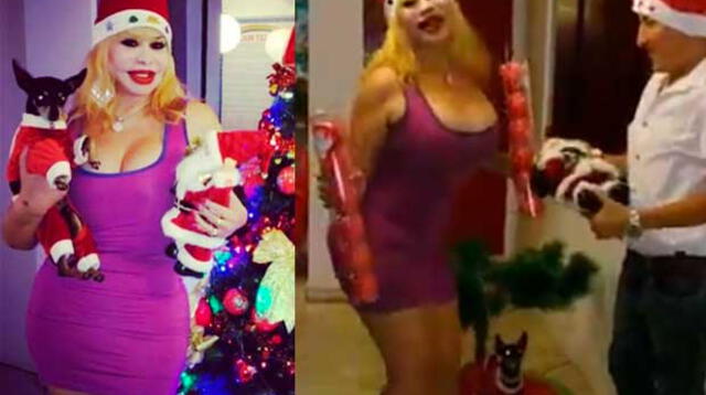 Instagram: Susy Díaz arma su arbolito de Navidad, pero a su novio ‘se le caen las bolas’