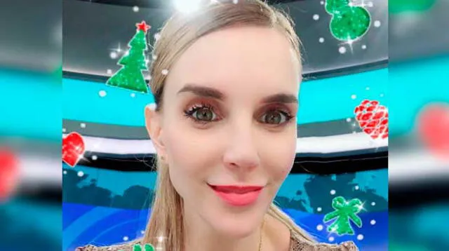 Juliana Oxenford deseó una feliz Navidad para sus seguidores