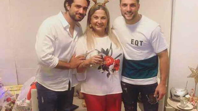 Nicola Porcella y Pablo Heredia celebraron la Navidad juntos