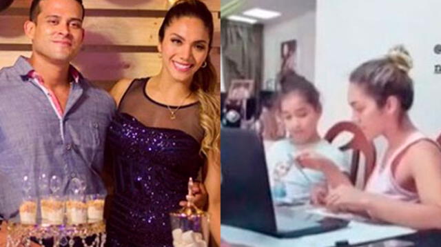 Isabel Acevedo compartió un tierno momento con la hija de su pareja   