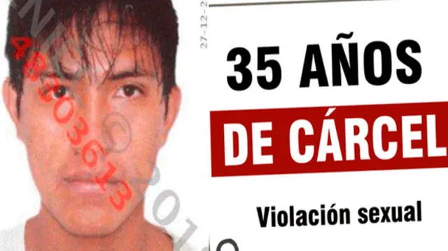 Poder Judicial condenó a 35 años de cárcel al mototaxista Alex Lacota Santos que violó a una menor