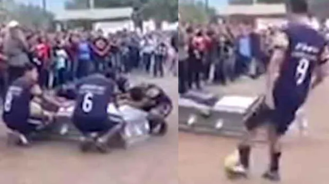 YouTube: equipo de fútbol despide a compañero muerto haciéndolo meter un gol