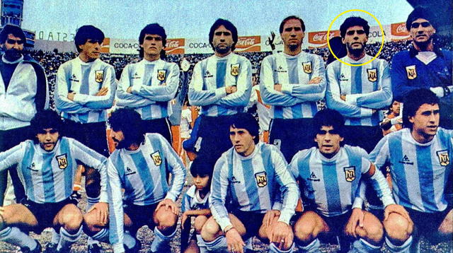 Russo junto Maradona con la selección argentina cuando enfrentó a Perú
