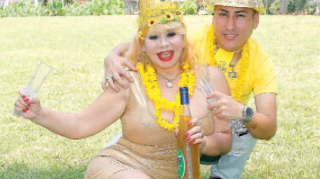Susy Díaz y su pareja Walter Vega despidieron el 2018 con mucho amor y sueños para el Nuevo Año.