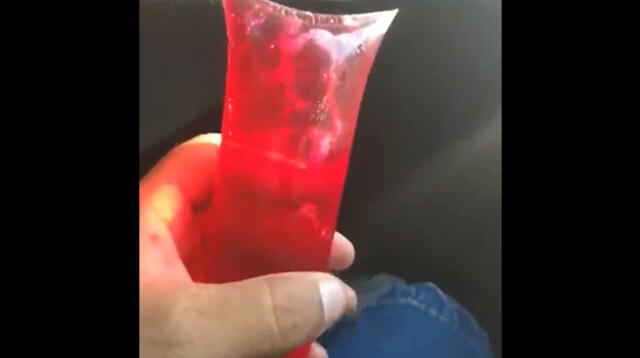 Hombre hizo denuncia en Facebook tras comprar gelatina en la calle