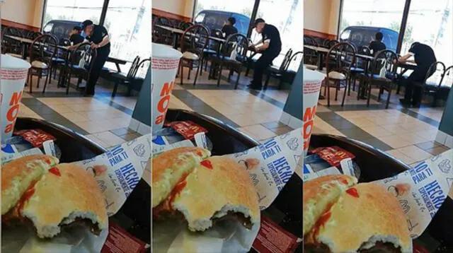 Anciano conmueve al ganarse la vida limpiando mesas en un restaurante 