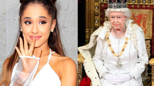 Ariana Grande rechazó el título 'nobiliario' ofrecido por la reina Isabel II